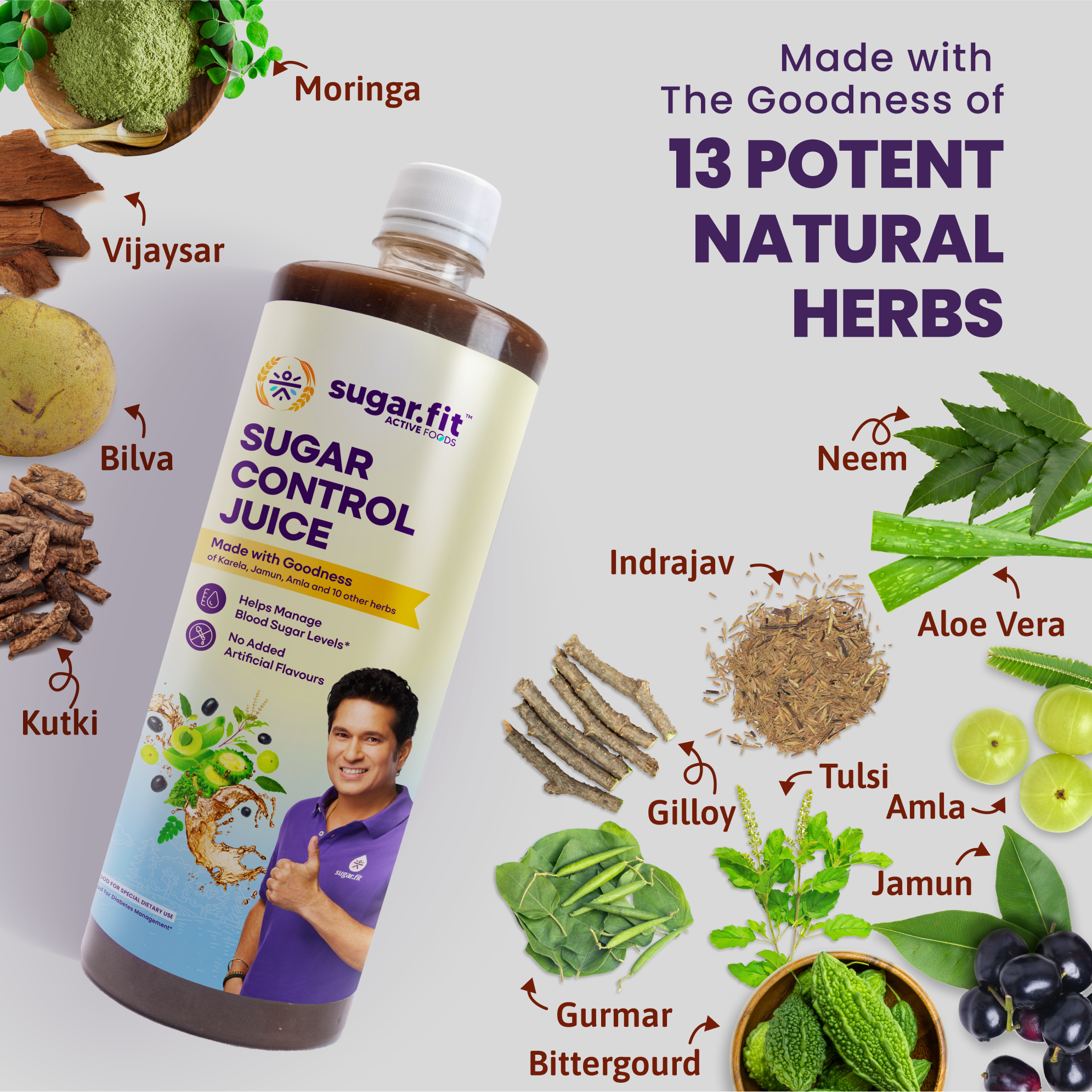 Sugar Control Juice Combo- Pack of 2