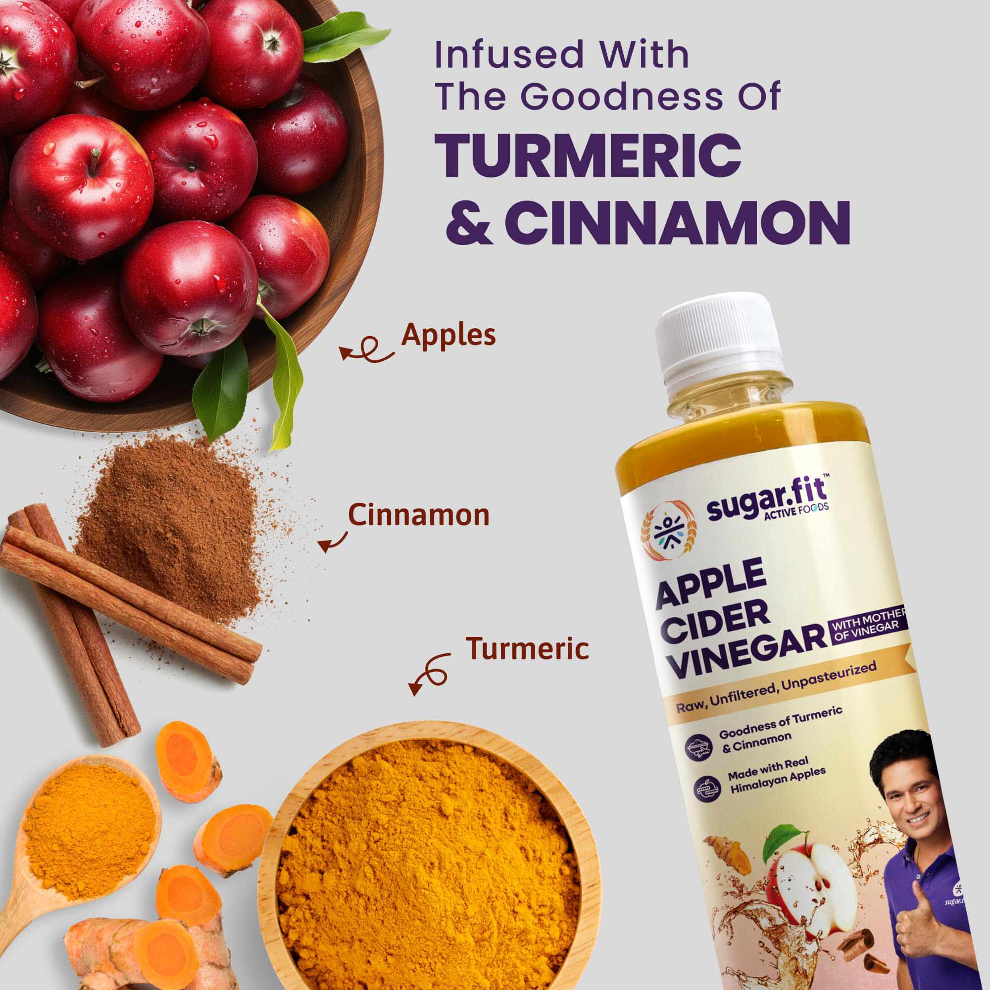 Apple Cider Vinegar Combo- Pack of 2