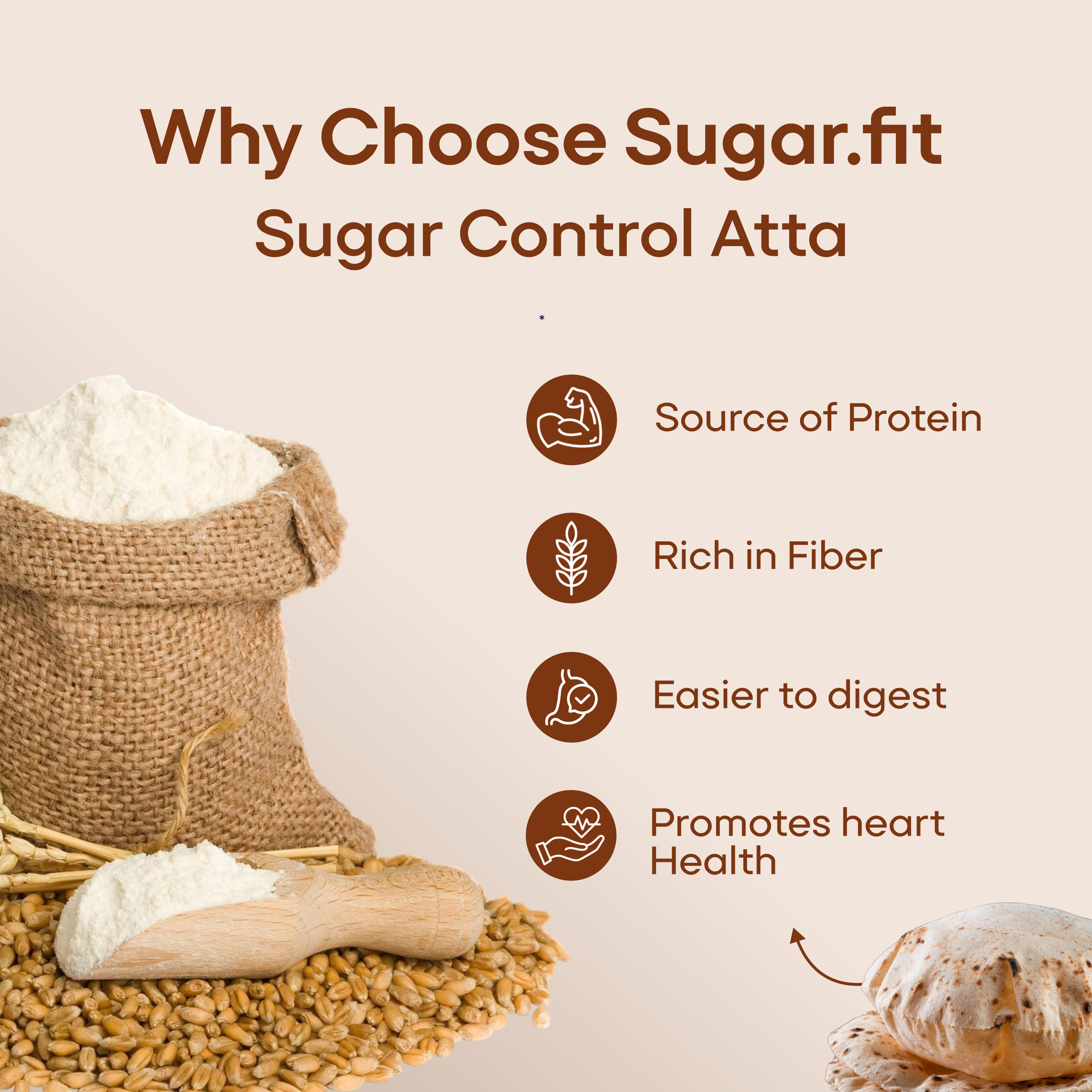 Sugar Control 8-in-1 Multigrain Atta