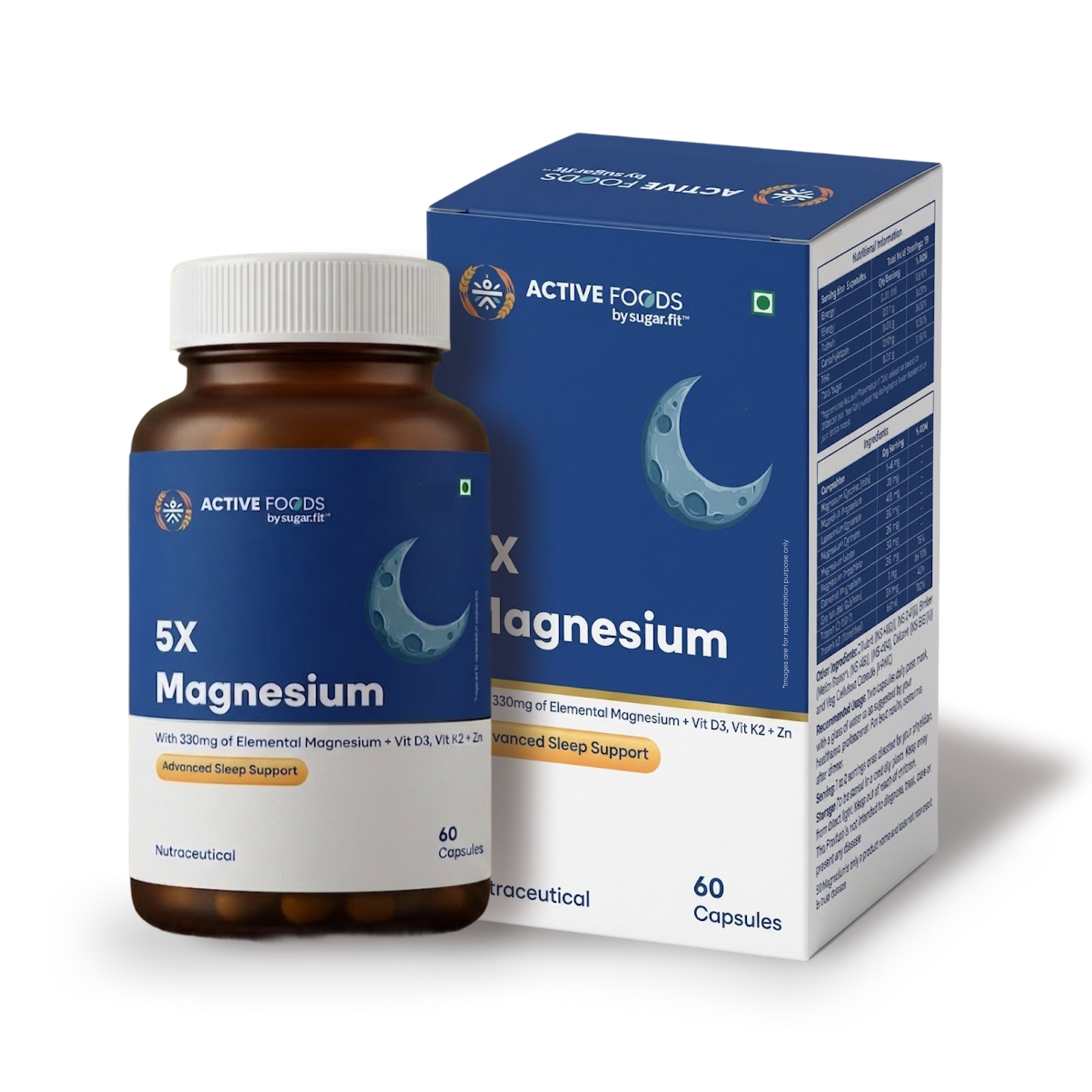 Active Foods 5X Magnesium Sleep & Recovery Capsules