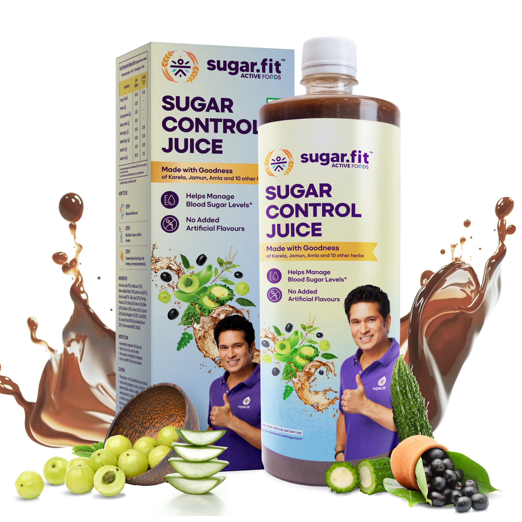 Sugar Control Juice with 13 Potent Herbs