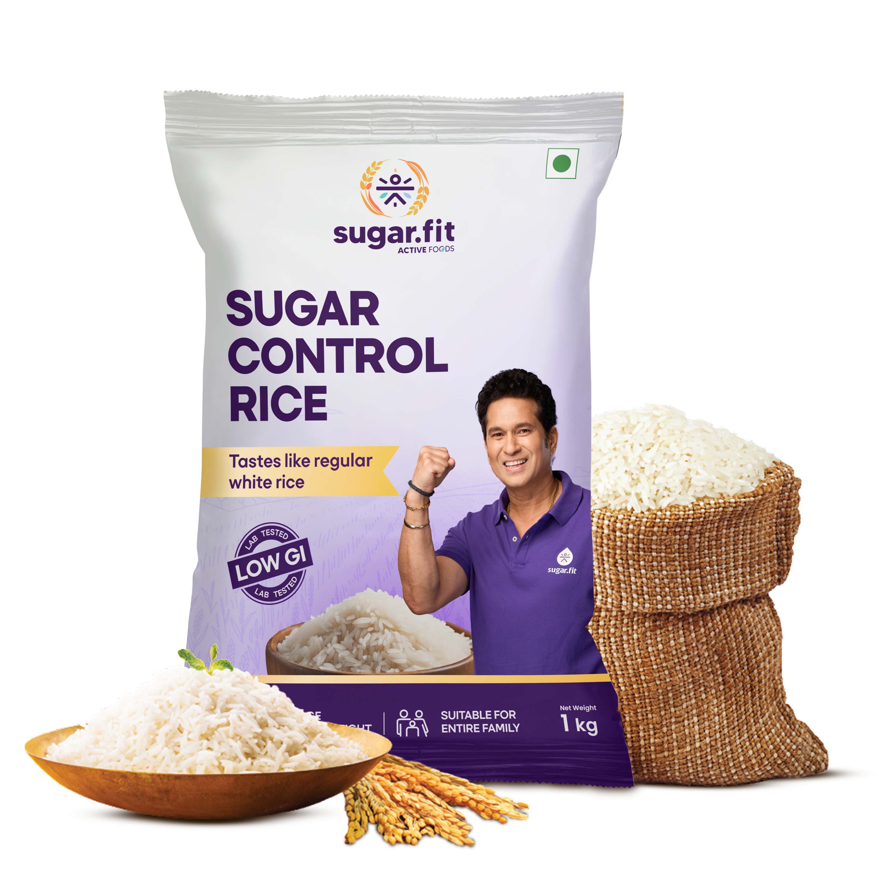 Sugar Control Low GI Sona Masoori Rice