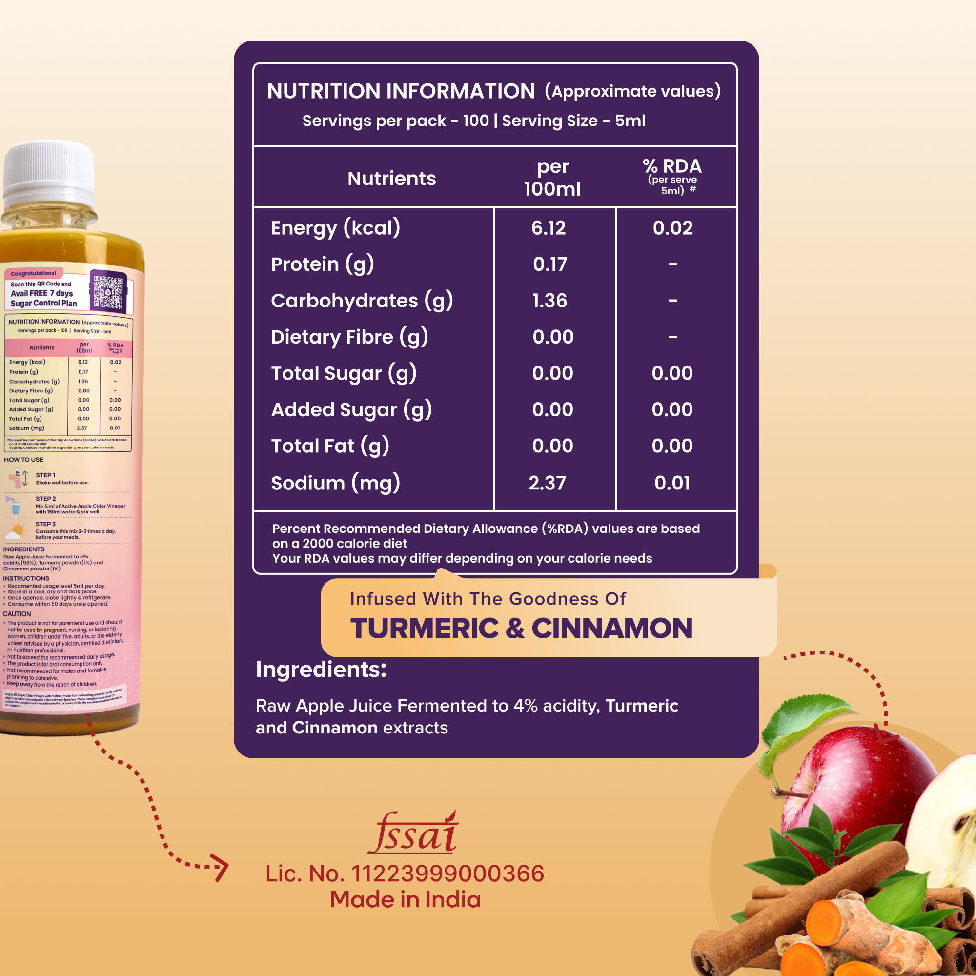 Apple Cider Vinegar with The Mother