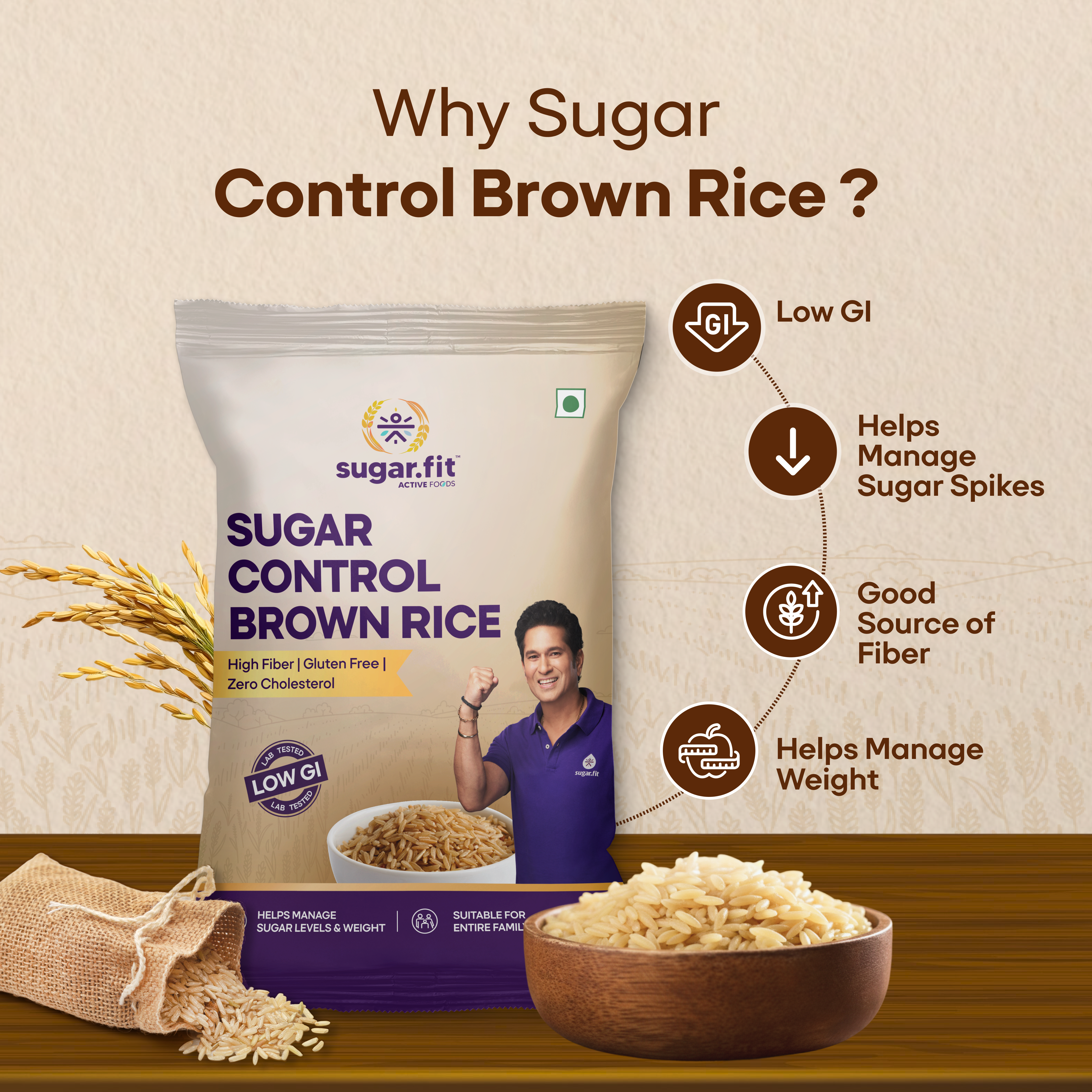 Sugar Control Low Gi Brown Rice