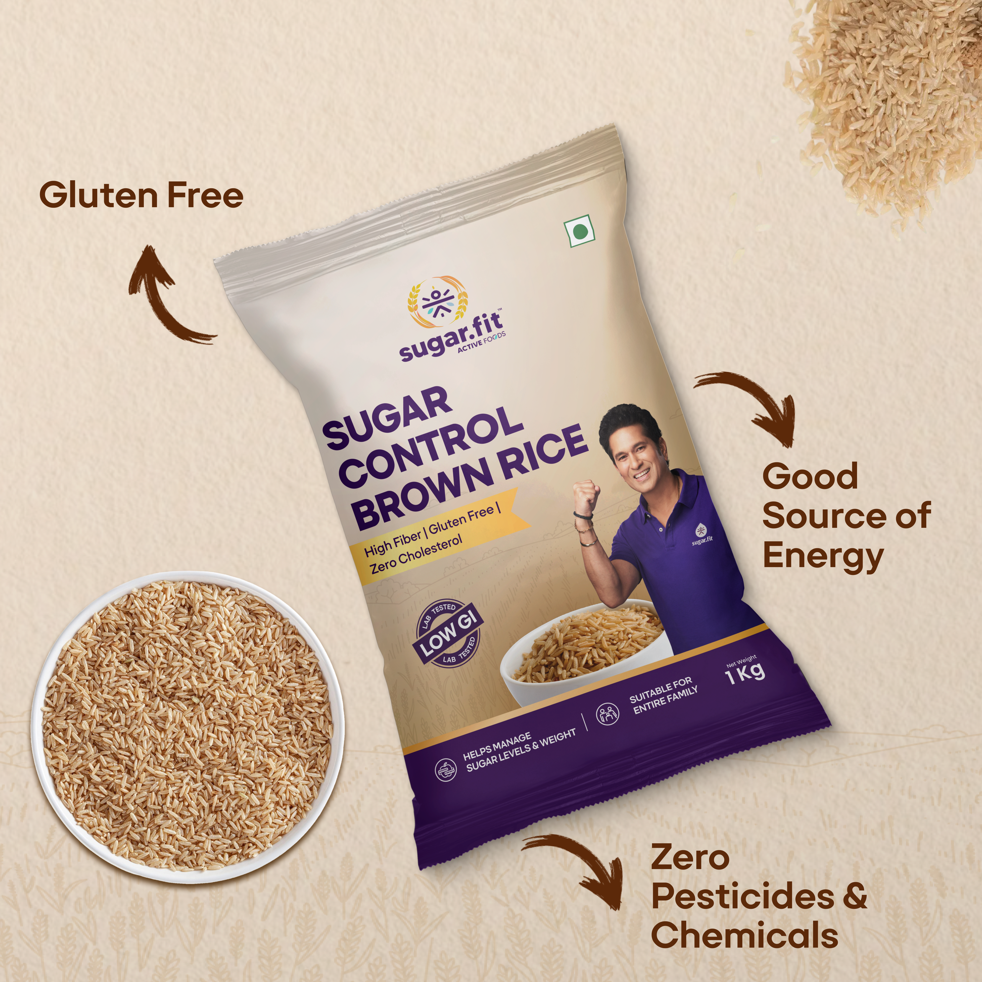 Sugar Control Low Gi Brown Rice