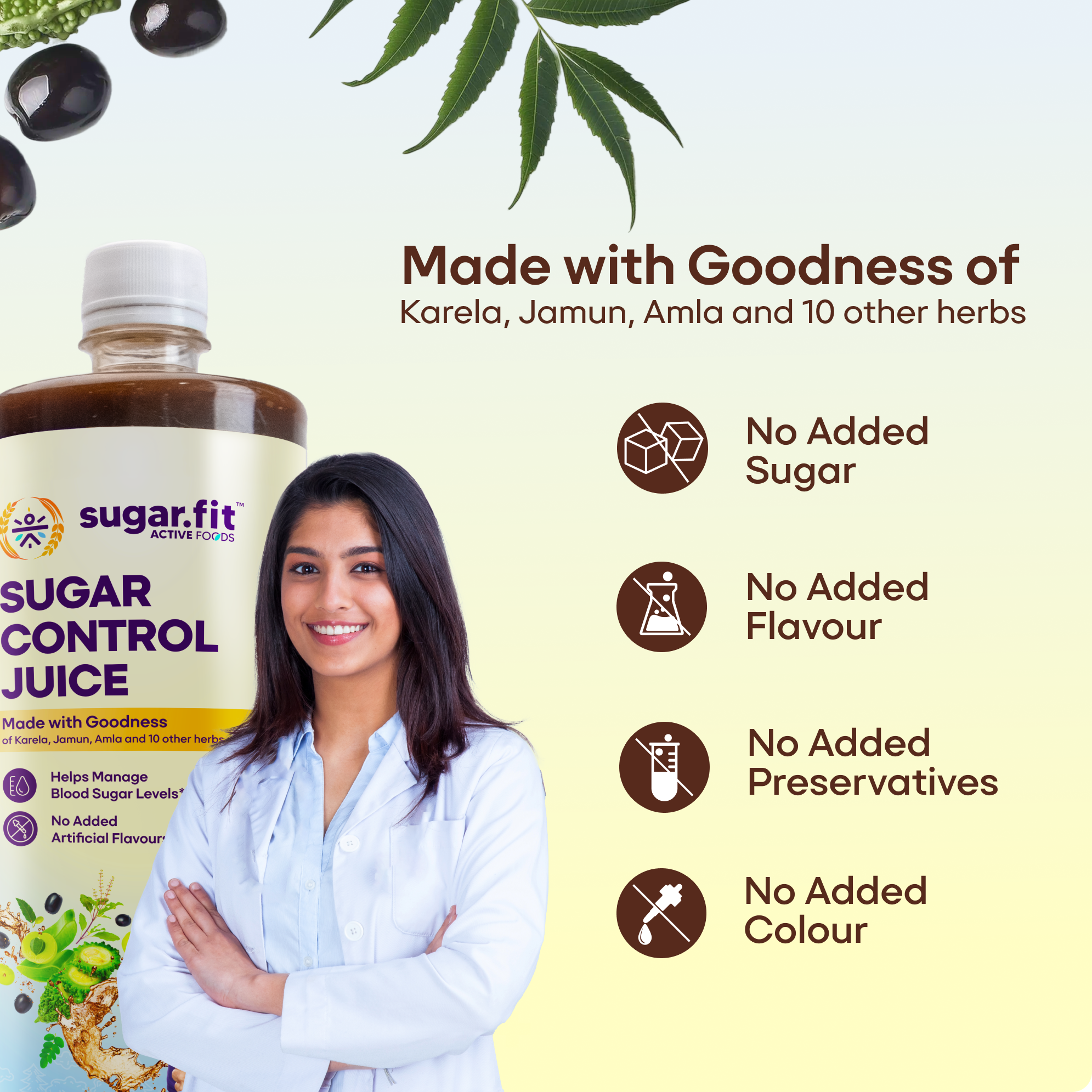 Sugar Control Juice with 13 Potent Herbs